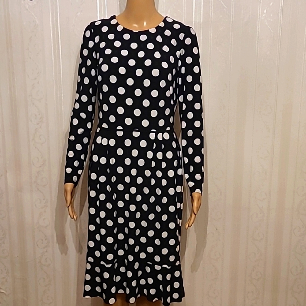 🌸 Gorgeous Lauren by Ralph Lauren polka dot dress dress sz 6